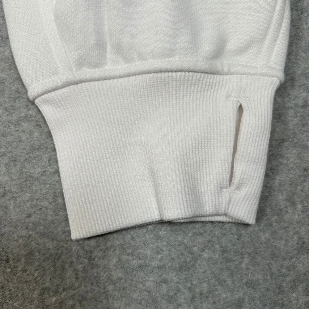Lululemon Boston Bruins Scuba Hoodie Womens M/L White Oversized Half Zip NEW NET